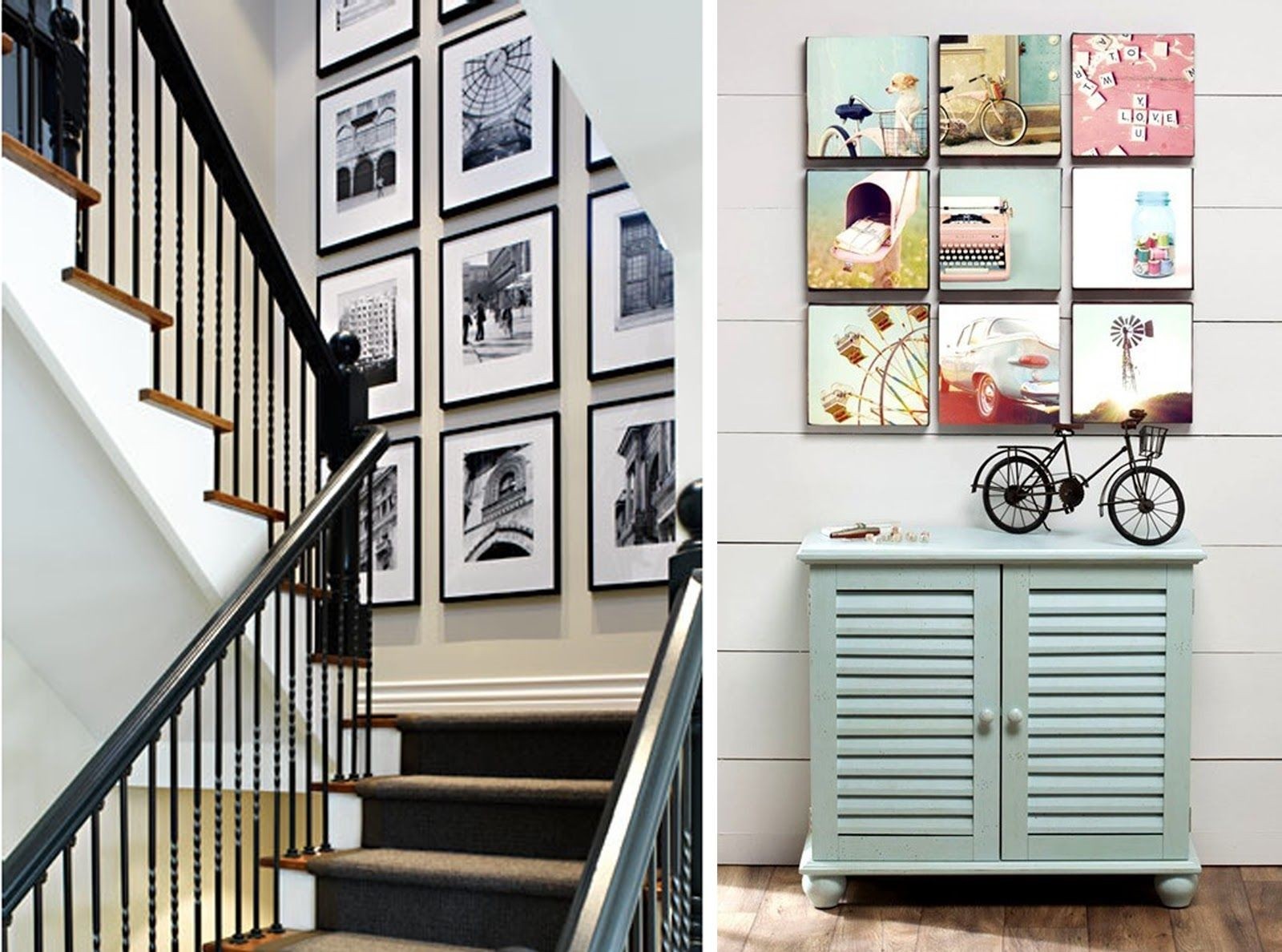 Wall frame collage