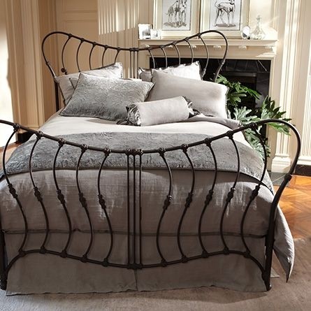 Wrought iron headboard king 2