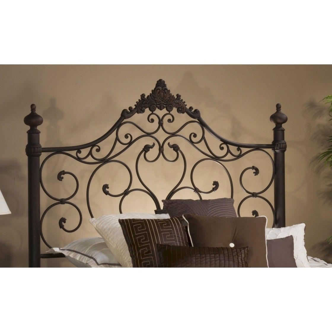 Wrought iron headboard king 6