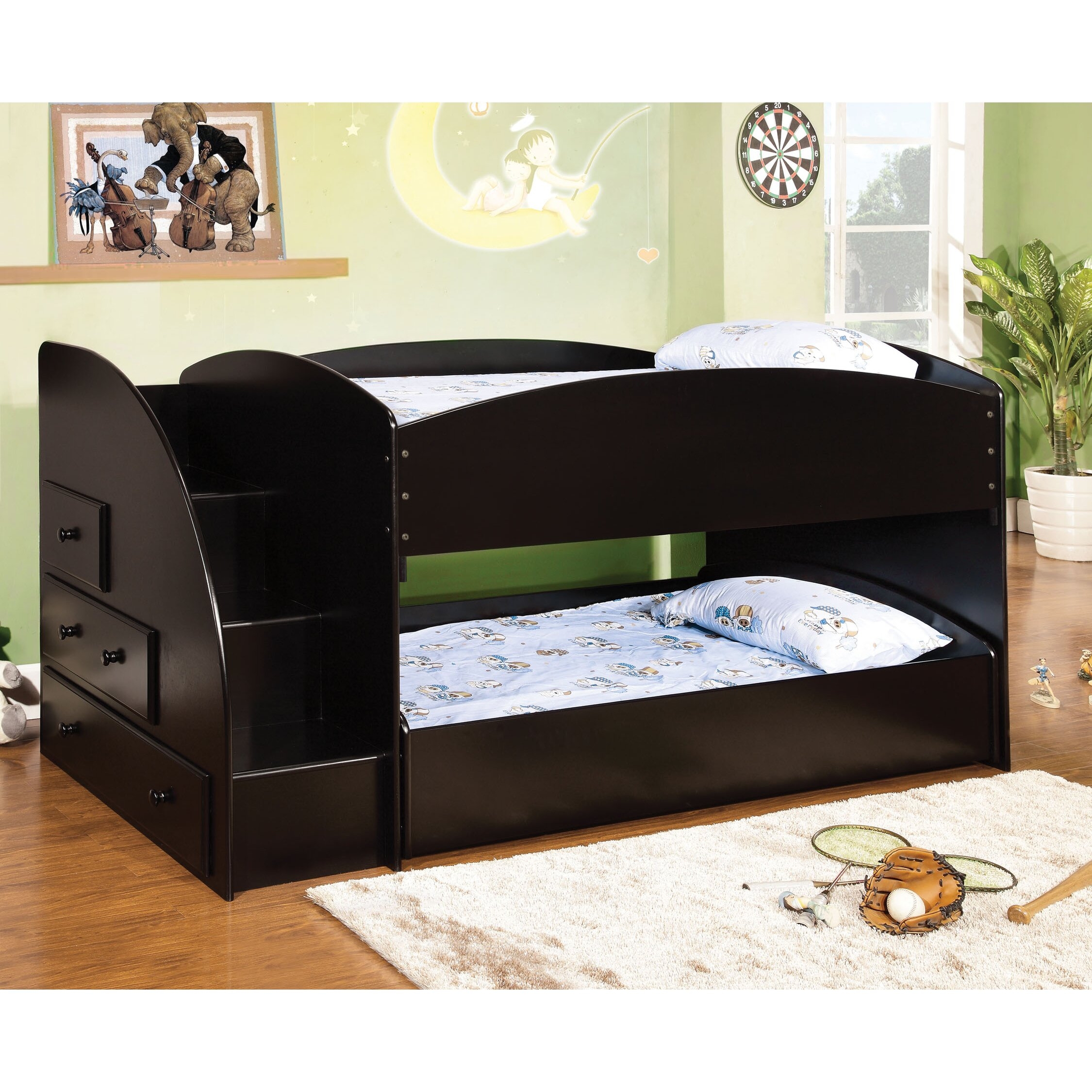 Low Bunk Beds With Stairs