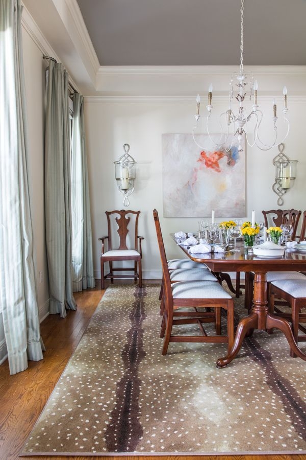 Antelope print rug 2
