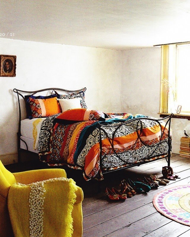 Bedding bright colors