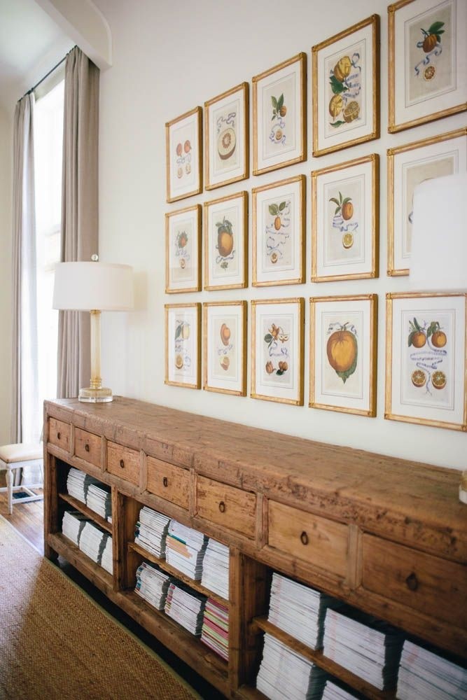 Console table storage