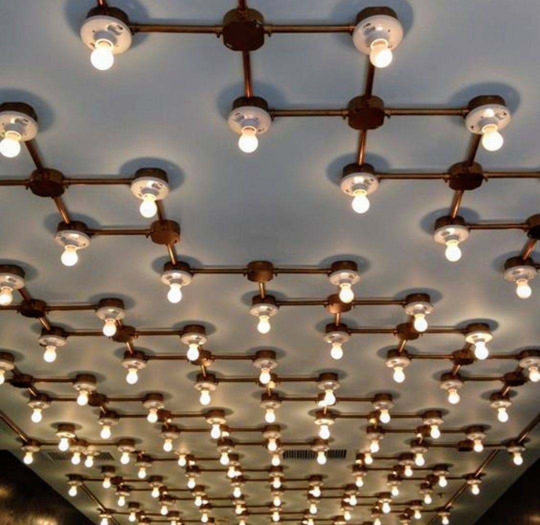 Copper track lighting 1
