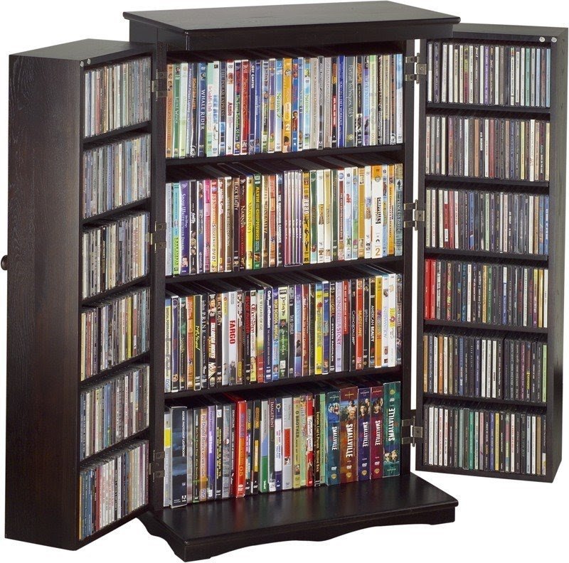 Espresso media cabinet 15
