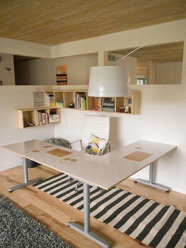 L shaped table desk