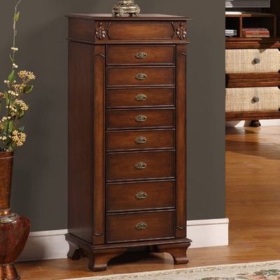 Manhattan Jewelry Armoire with Mirror