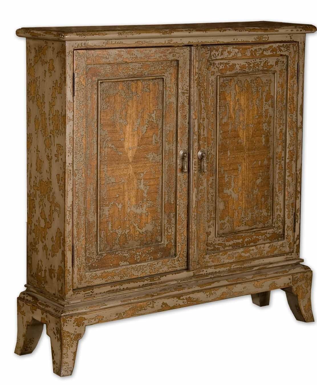 Maquire Narrow Console Cabinet Plantation Grown Mango Wood Storage