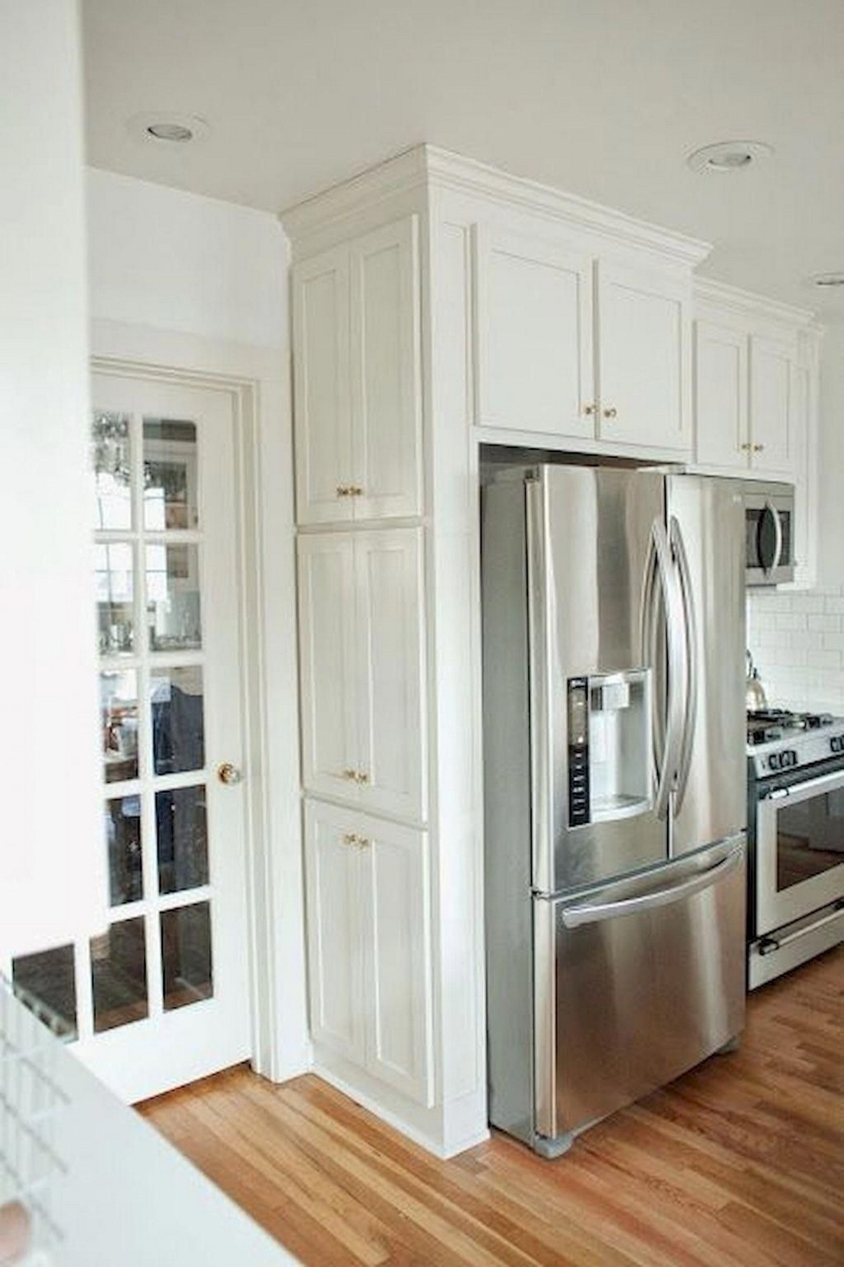 Narrow pantry cabinet