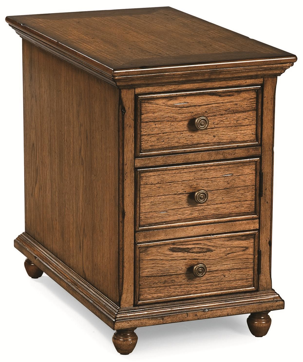 Oak End Tables With Drawers