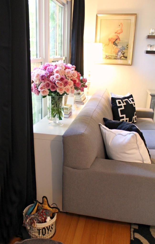 Table for behind couch