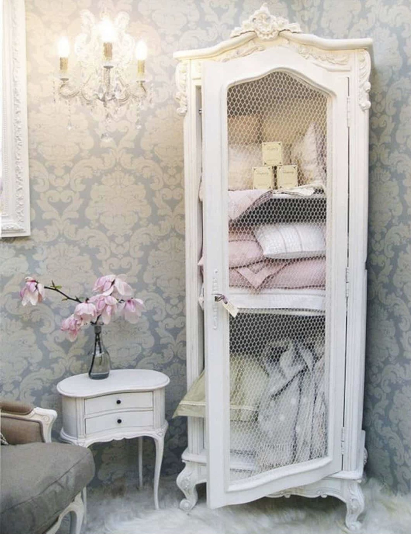Tall cupboard for utility room