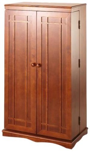 Cd storage cabinet with doors