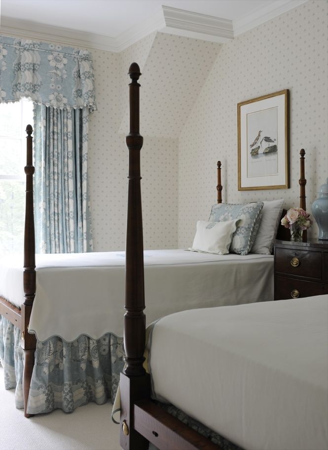 Chrome four poster bed