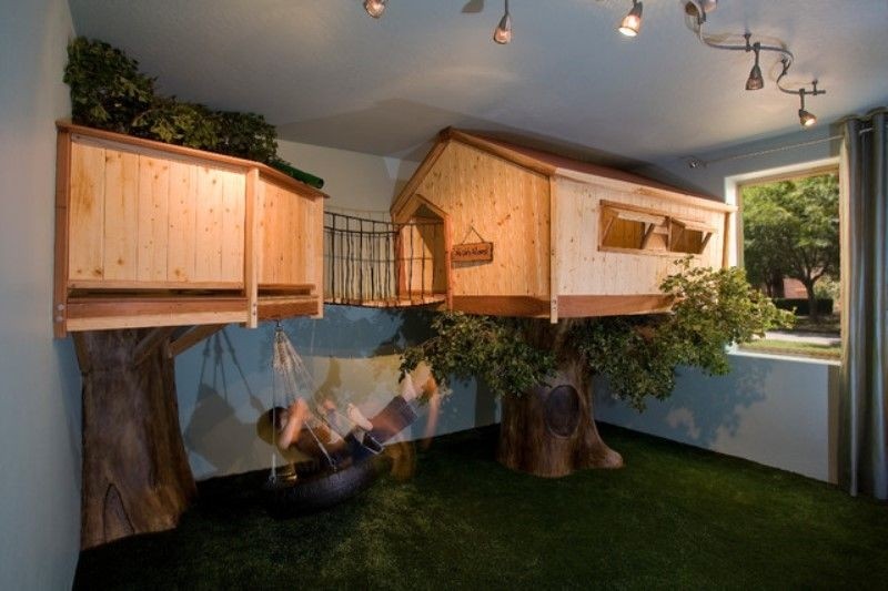 Faux indoor trees 11