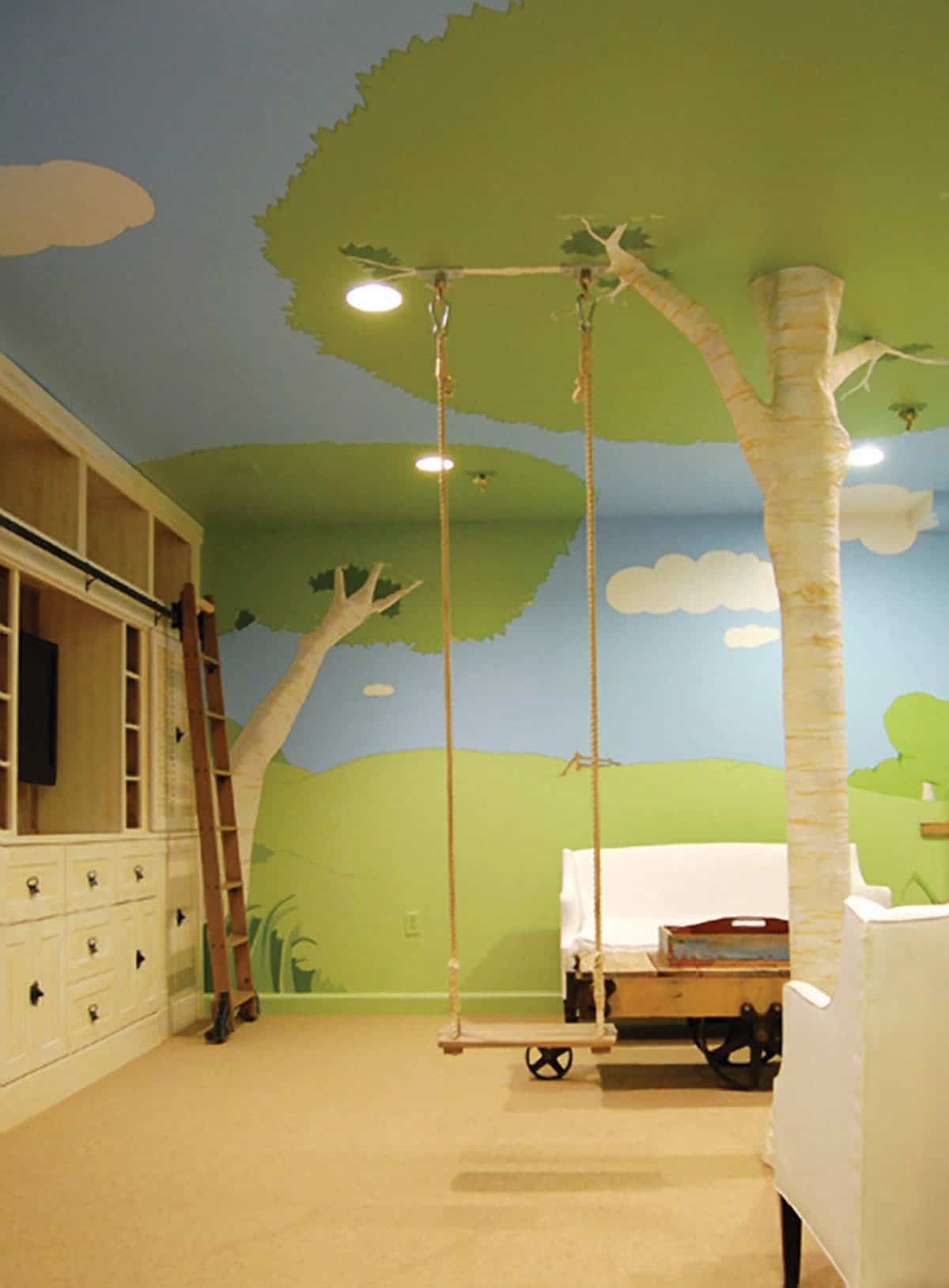 Faux indoor trees 30