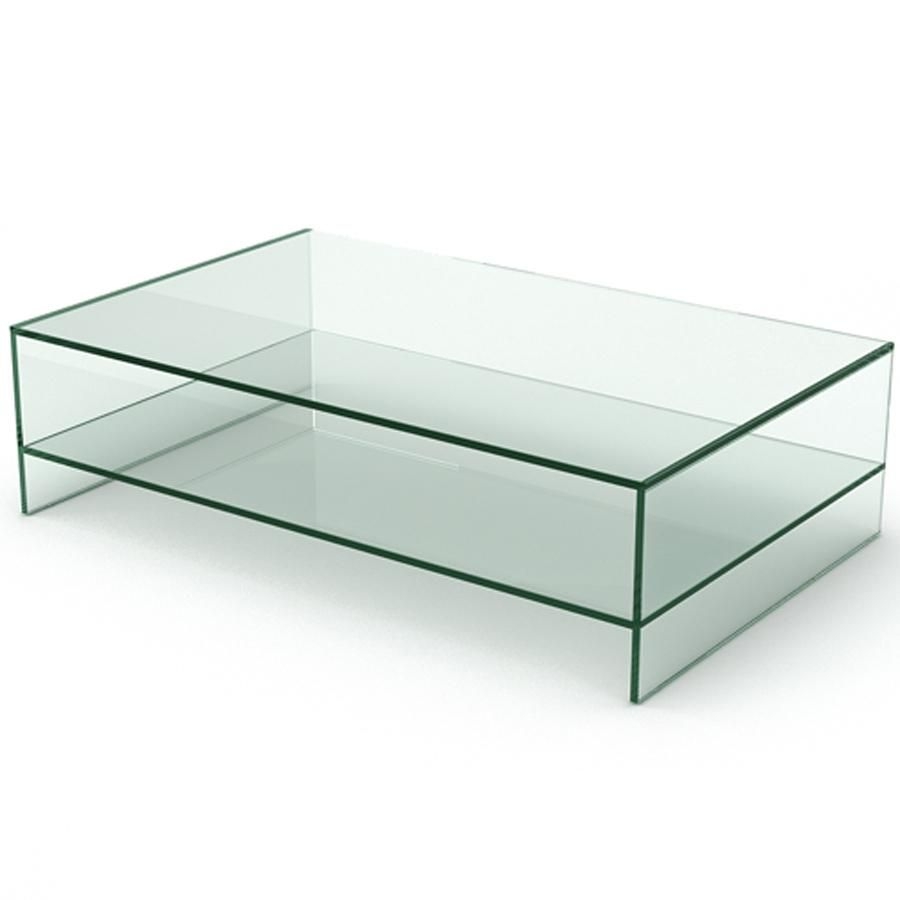 Liatorp coffee table white glass