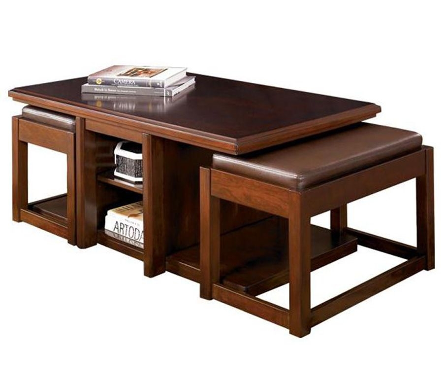 Like the idea of ottomans with the coffee table too