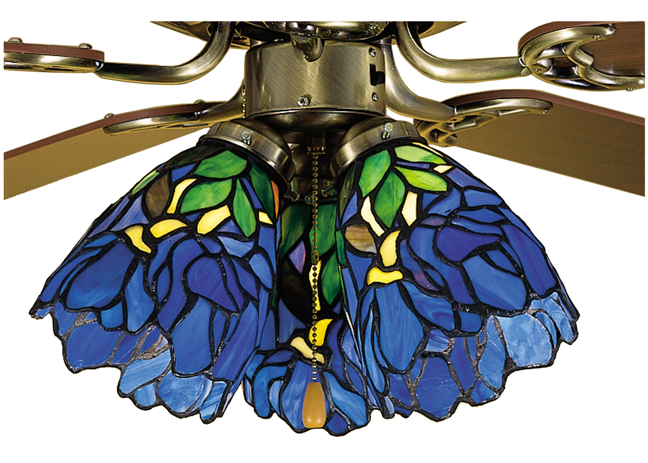 Meyda tiffany tiffany iris fan light shade