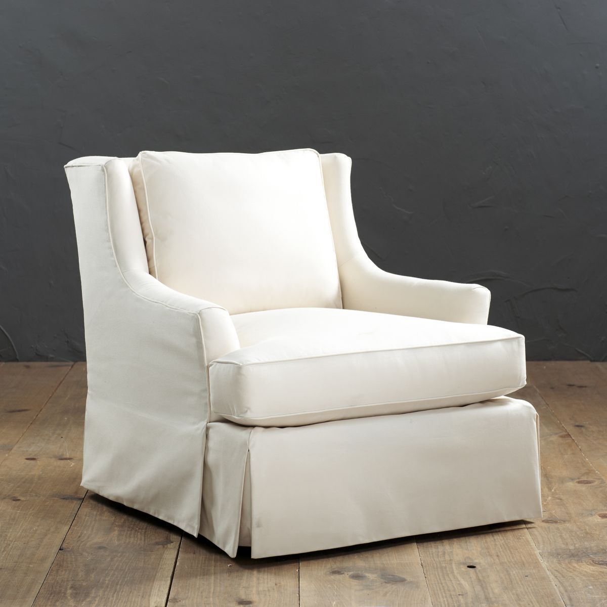 Upholstered Swivel Living Room Chairs
