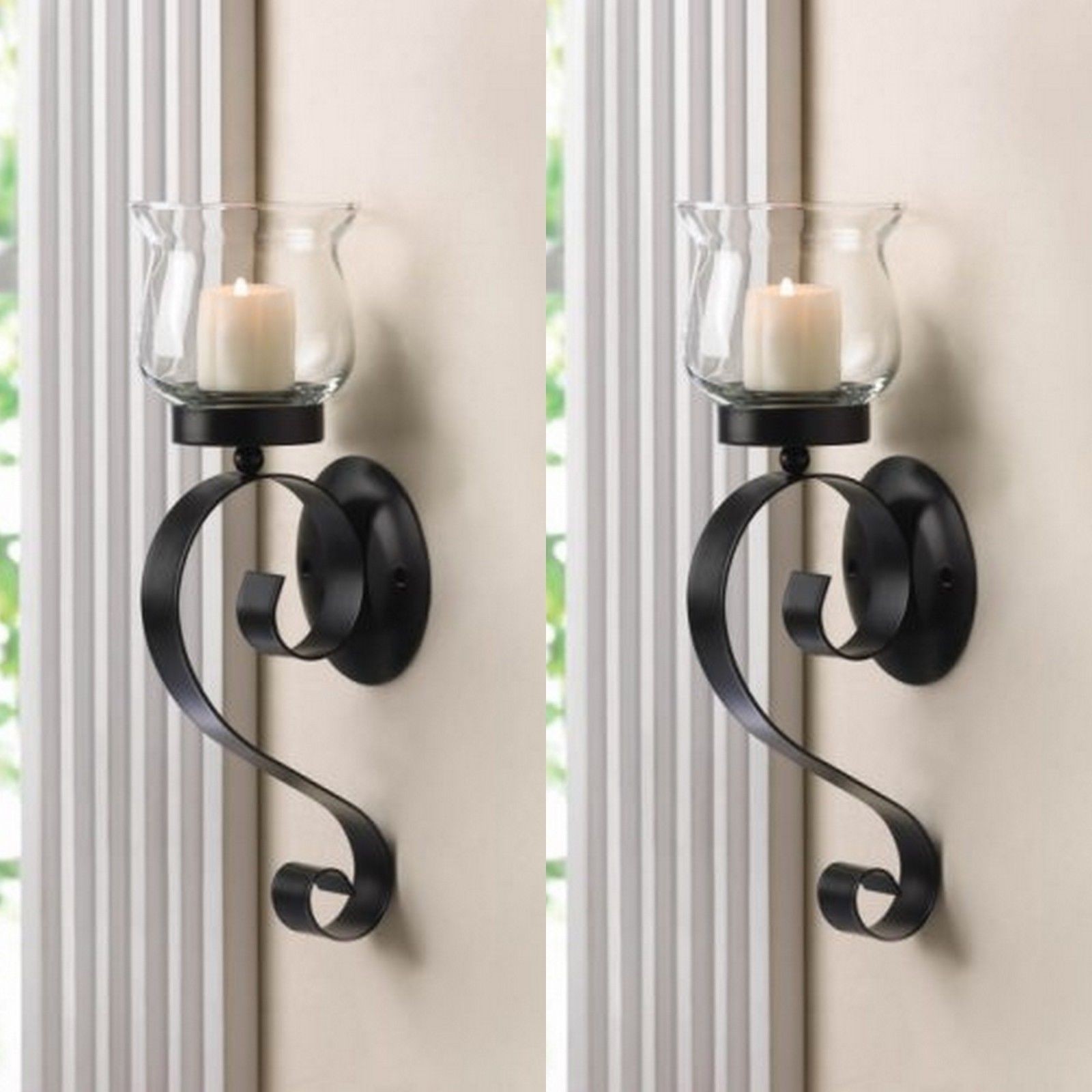 Wall sconces for candles