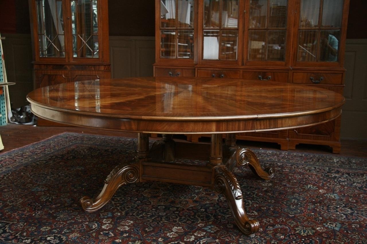 Big round tables