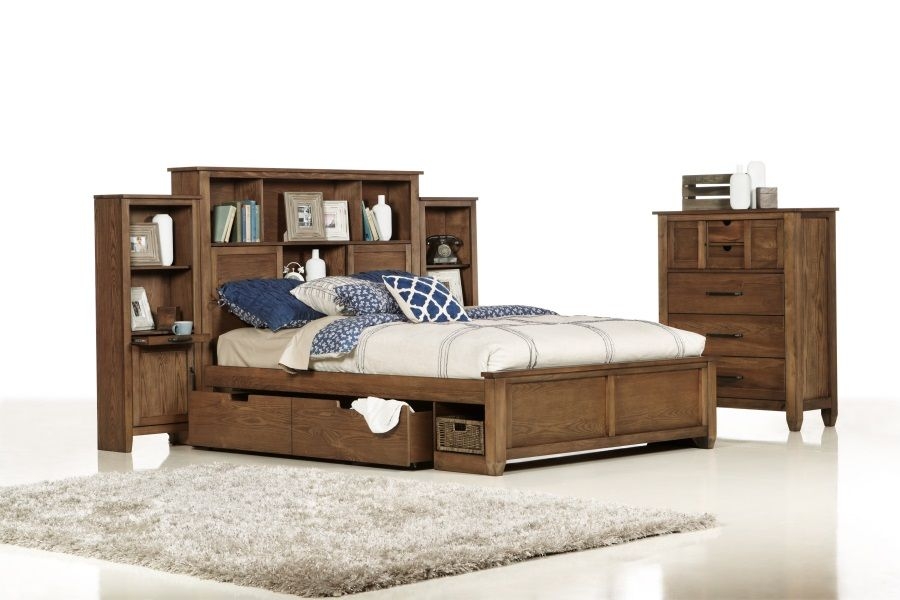 King storage headboard