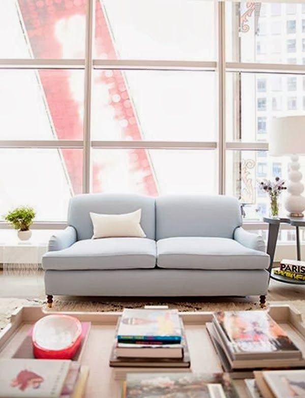 Light blue couch