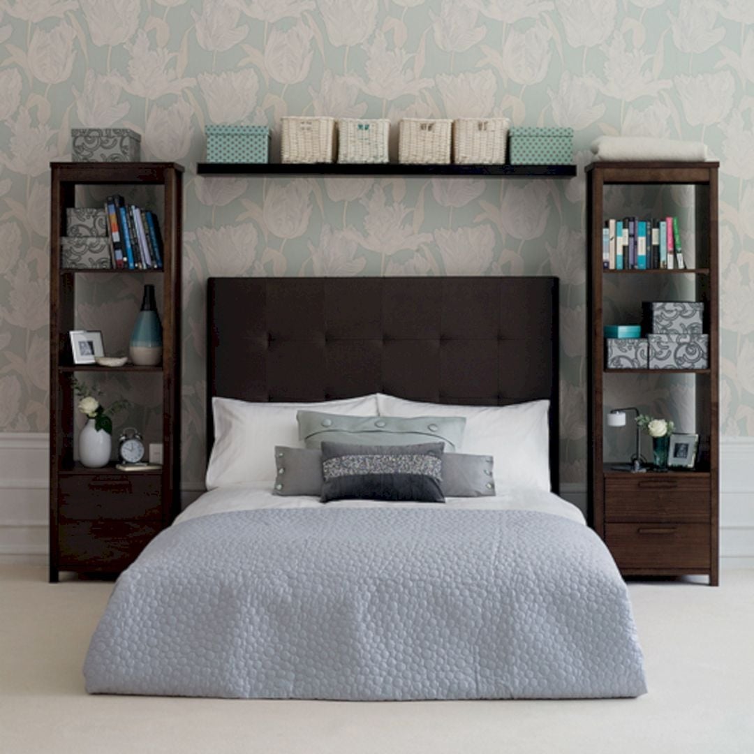 Open shelf nightstand
