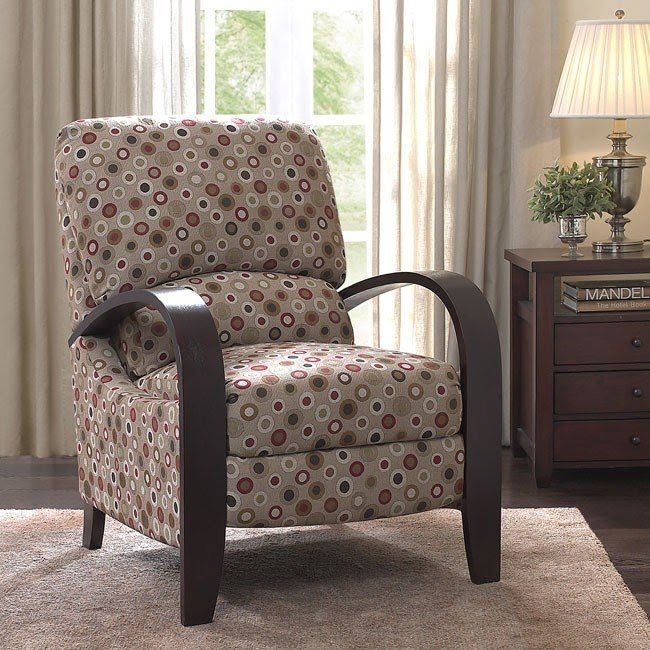 Riverside sand recliner with a streamlined look and lovely bent