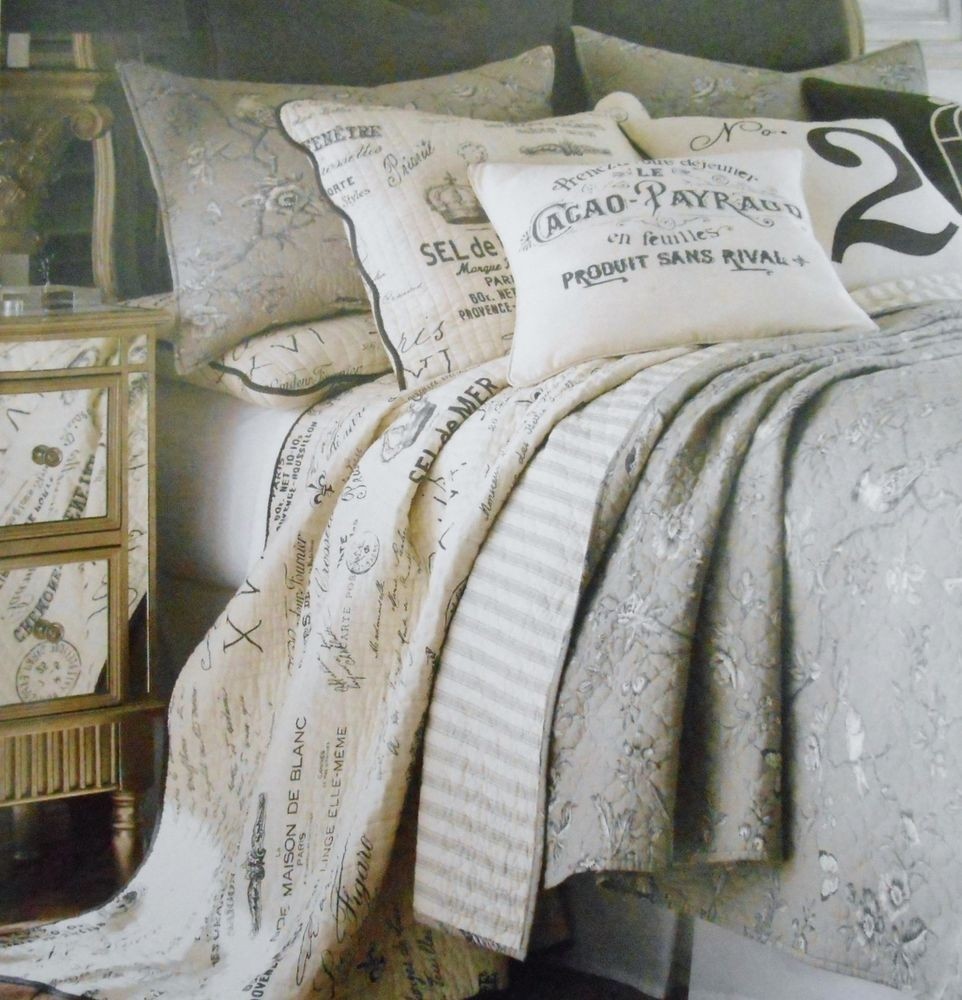 Blue white toile bedding