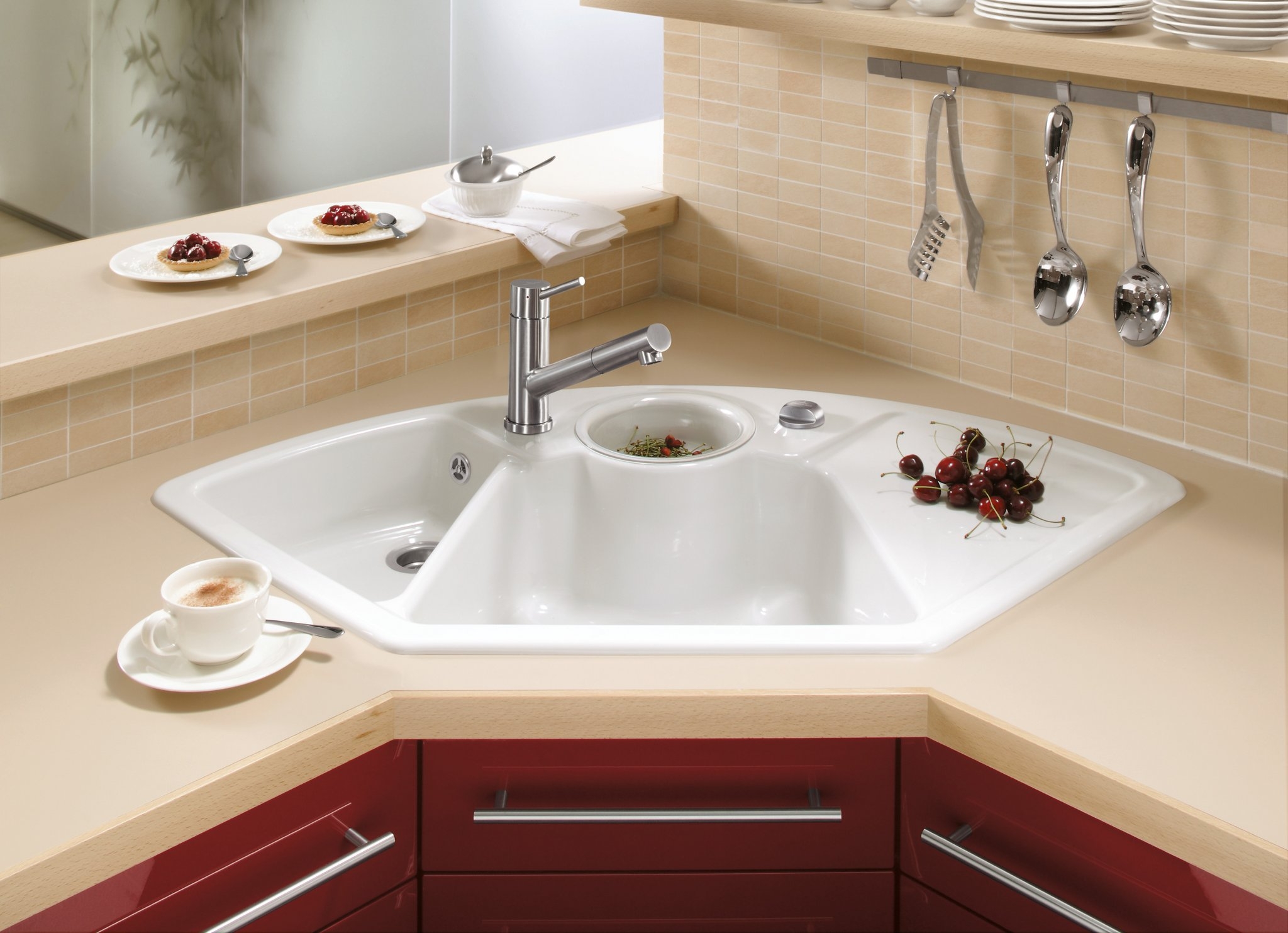 Corner kitchen sinks undermount 2