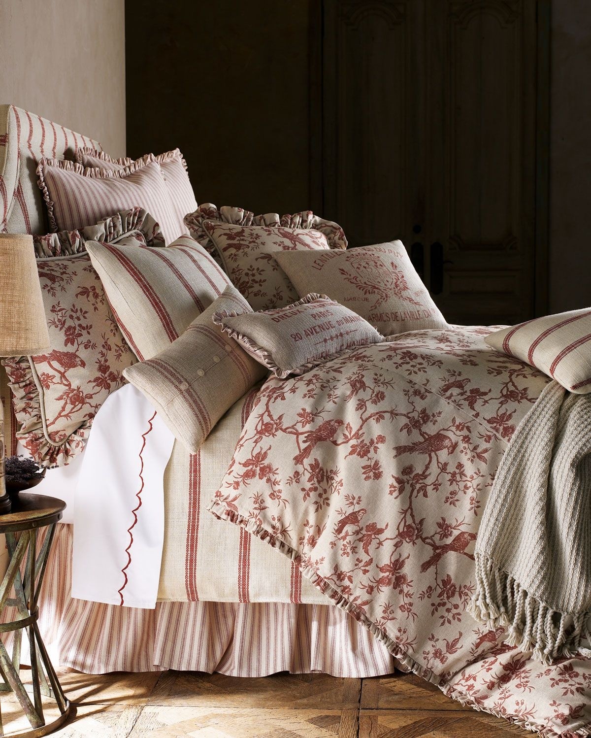 Dorma toile blue bed linen