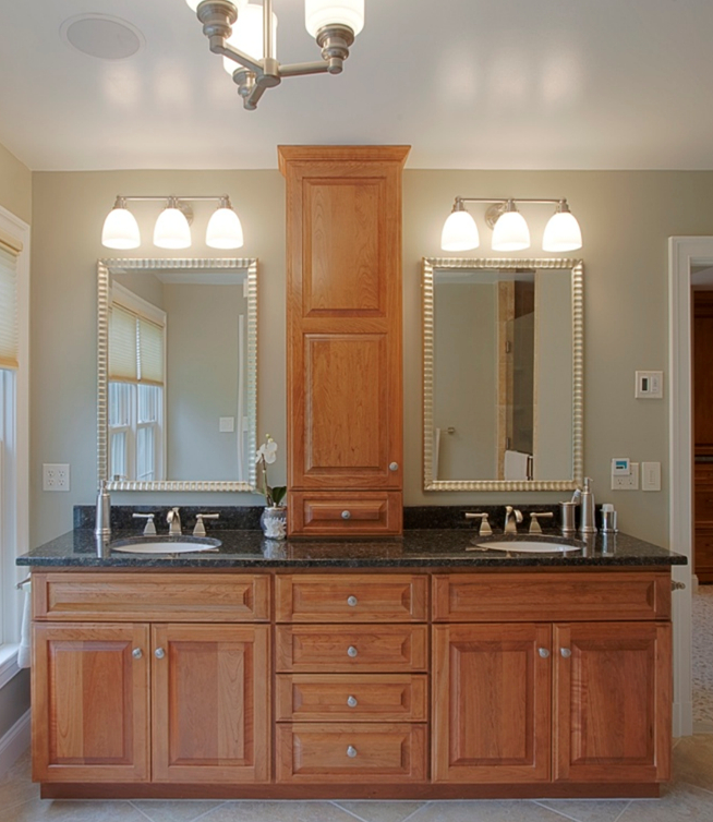 Double Vanity With Towers