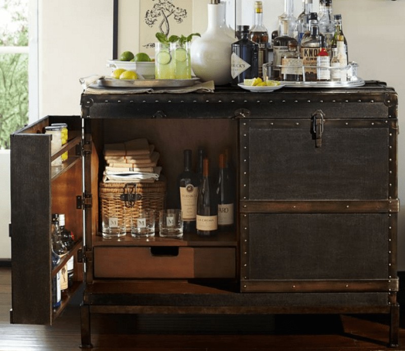 Ludlow Trunk Bar Cabinet