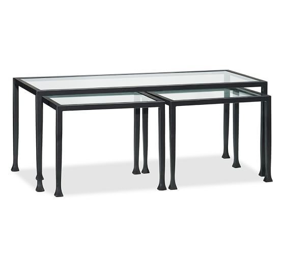 Rod iron coffee tables