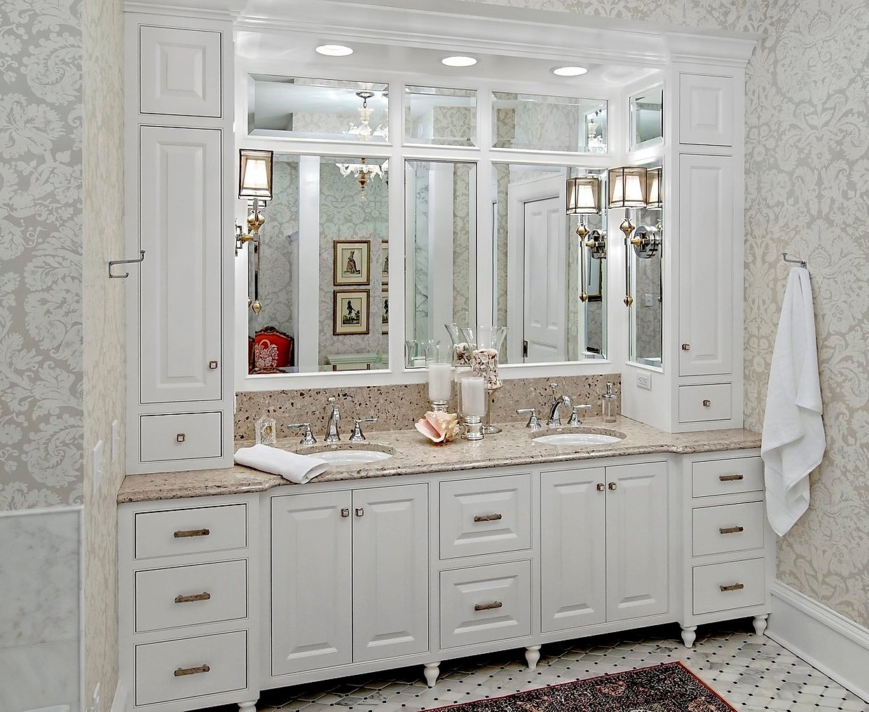 The woodshop of avon traditional bathroom minneapolis