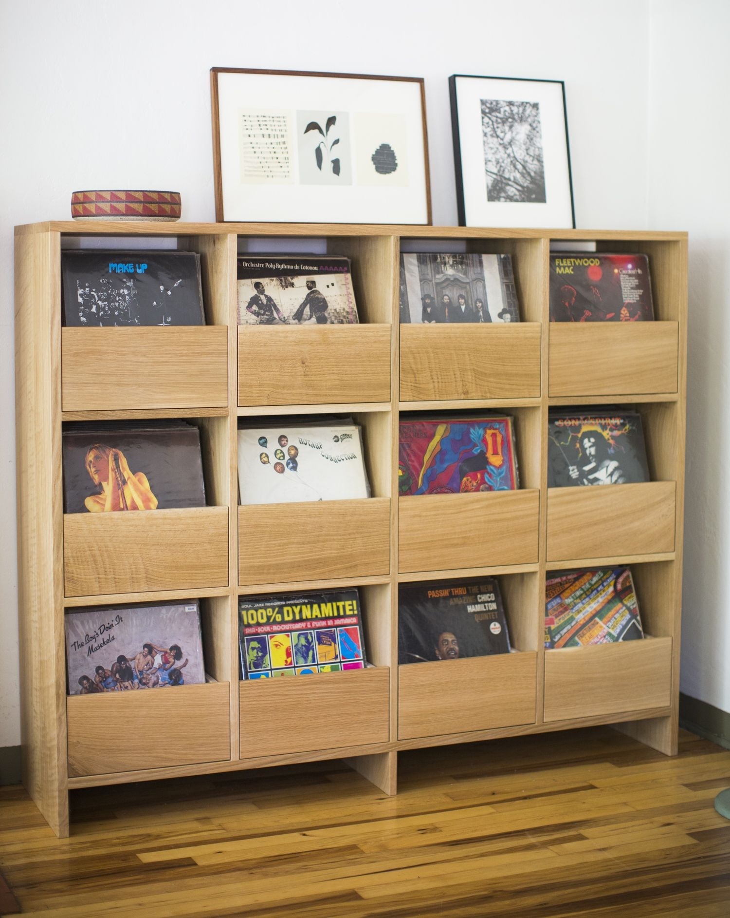 White cd cabinet