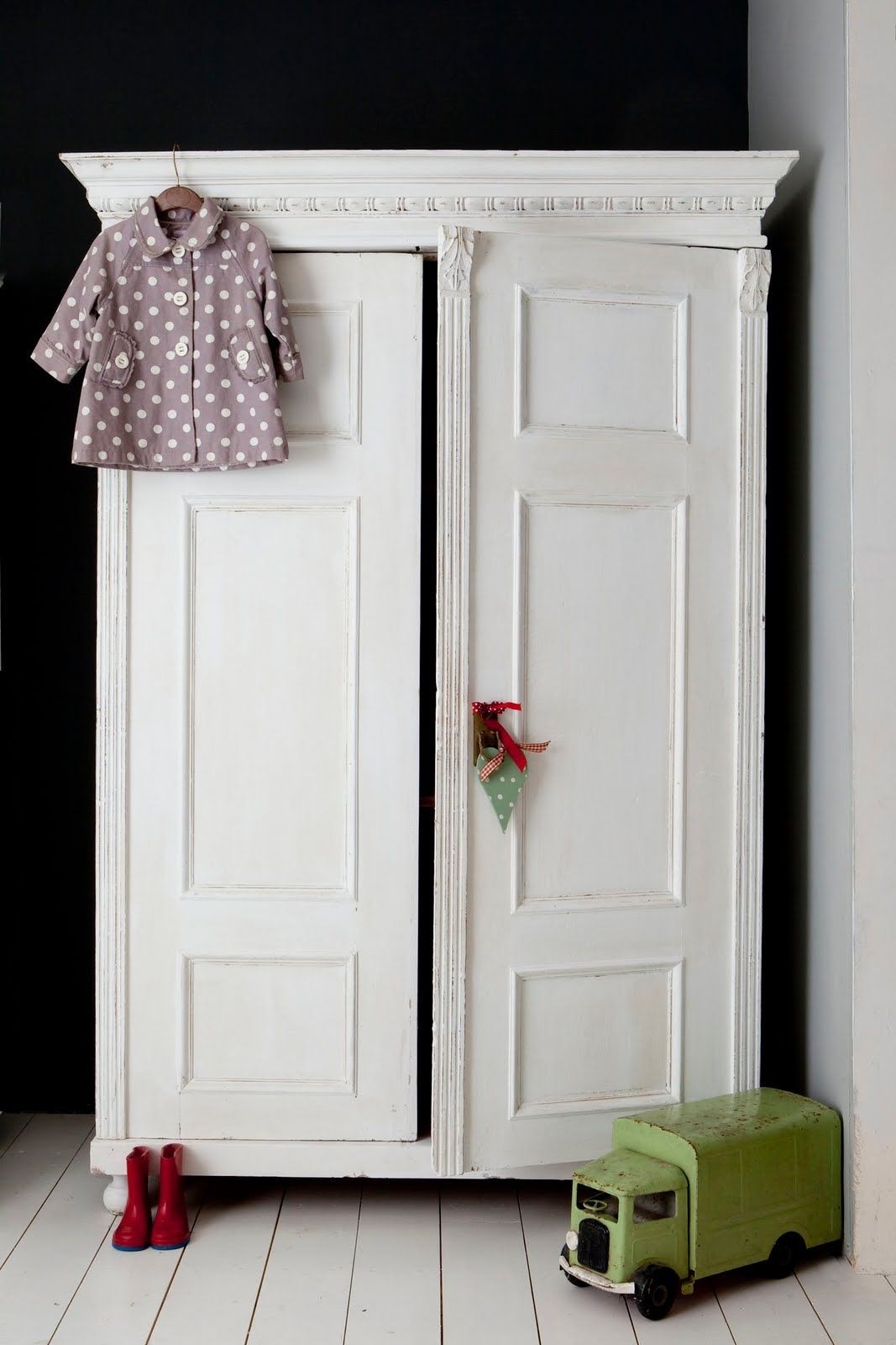 Antique coat closet