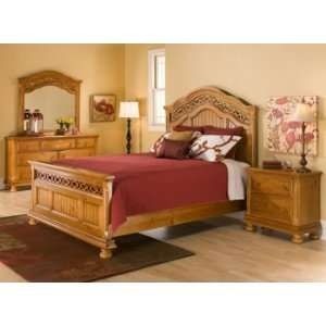 Black rod iron bed