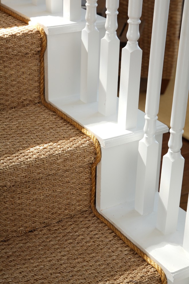 Coastal living residence traditional staircase tampa