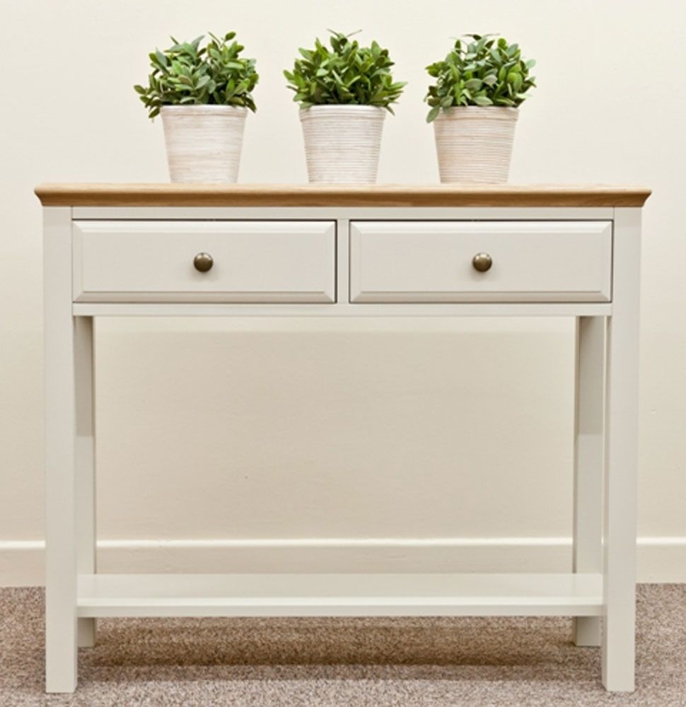 Console table with drawers