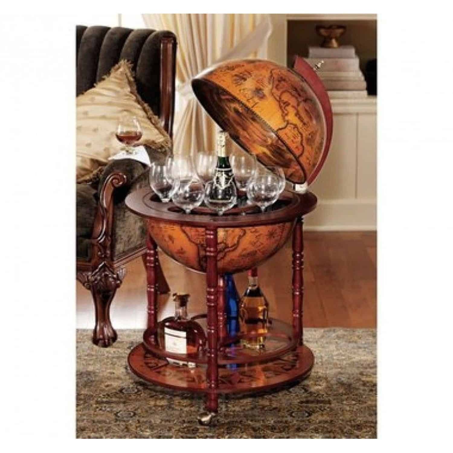 Design Toscano Sixteenth Century Italian Replica Globe Bar
