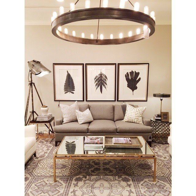 Gold mirrored coffee table