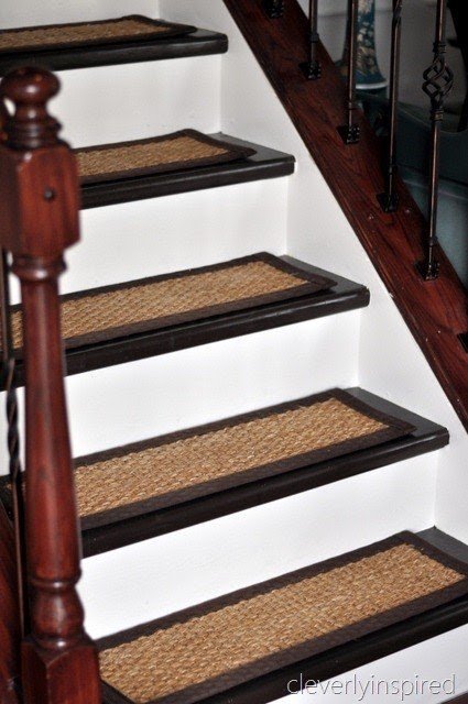 Jute stair runner