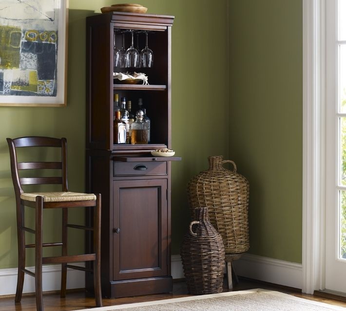 Modular bar cabinet tower