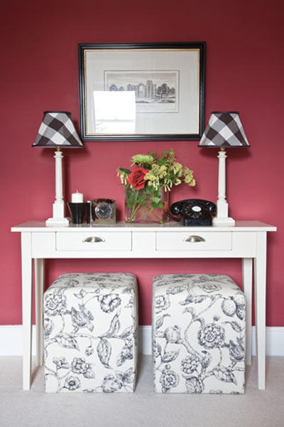 Narrow hall table