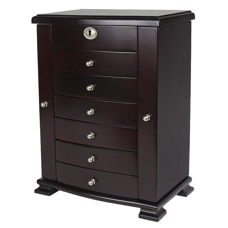 Petrus Big Bear Upright Jewelry Box - Espresso (MSRP:$149)