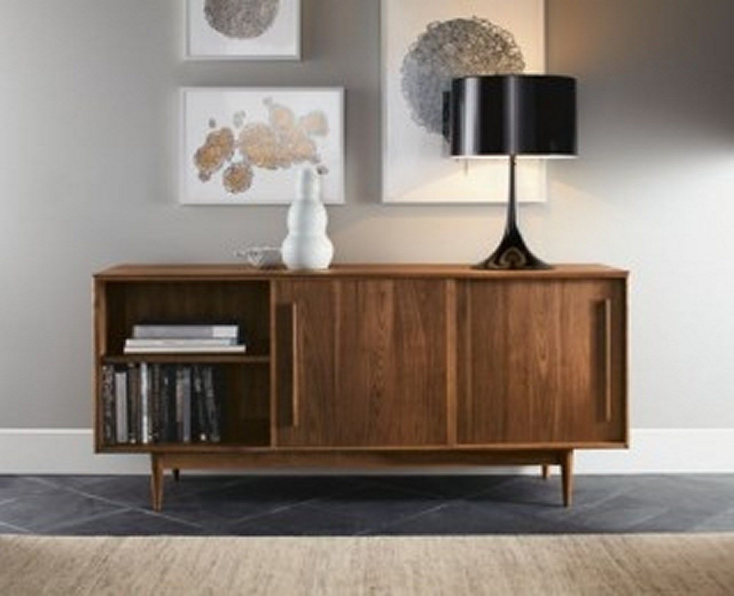 Sliding door sideboard 7