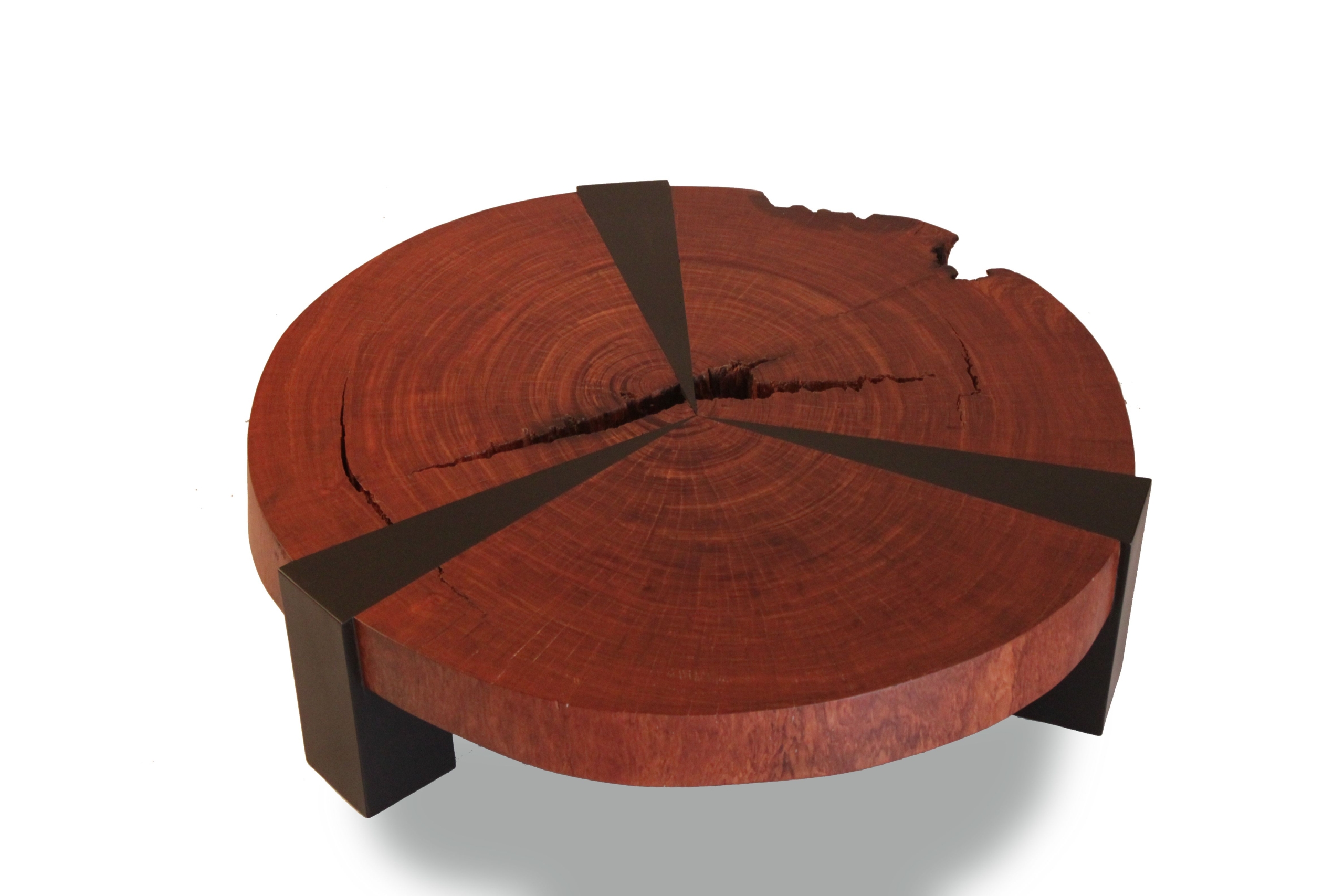 Solid Wood Round Coffee Table